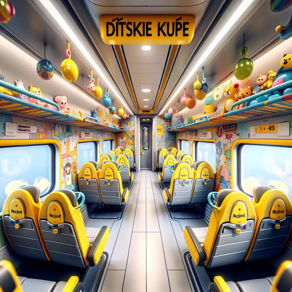 regiojet detske kupe